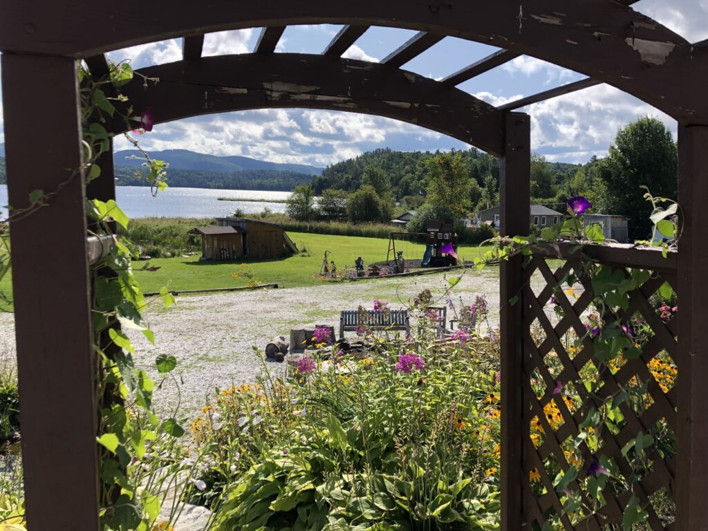 View through the arch